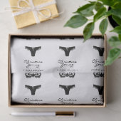 Zwarte onderkleding Lingerie Boutique Logo Tissuepapier (Geschenk)