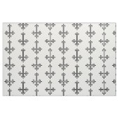 zwarte ondersteboven stof (Fat Quarter)