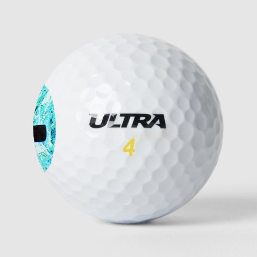 zwarte onderzeese walvis golfballen (Logo)