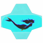 zwarte onderzeese zeemeermin voetbal (Enkel)