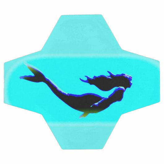 zwarte onderzeese zeemeermin voetbal (Enkel)