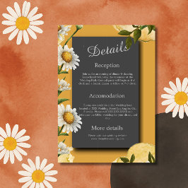 zwarte onyx retro Margaret bloemenbehuizing Kaart