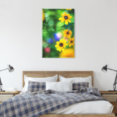 Zwarte-oogige Susan Canvas Afdruk (Insitu (Slaapkamer))