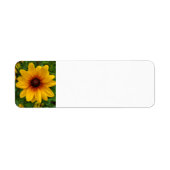 Zwarte-oogige Susan Etiket (Voorkant)