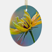 Zwarte-oogige Susan Keramisch Ornament (Rechts)