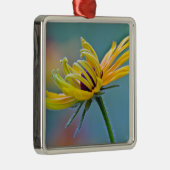 Zwarte-oogige Susan Metalen Ornament (Rechts)