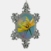 Zwarte-oogige Susan Tin Sneeuwvlok Ornament (Links)