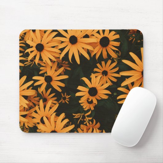 zwarte oogschorseneren muismat (Met muis)