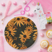 zwarte oogschorseneren papieren bordje (Feest)