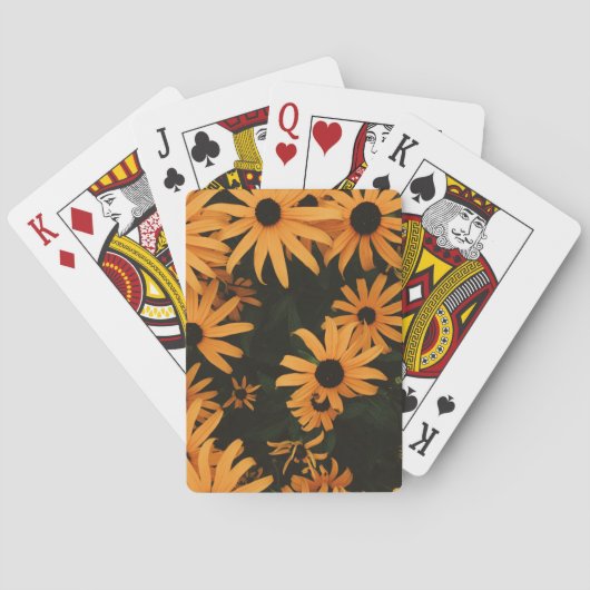 zwarte oogschorseneren pokerkaarten (Achterkant)