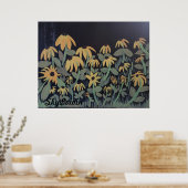 zwarte oogschorseneren poster (Keuken)