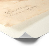 Zwarte ooievaar (Ciconia nigra) 1835, Lear, Edward Poster (Hoek)