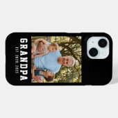 Zwarte opa opgericht foto Case-Mate iPhone case (Achterkant (horizontaal))