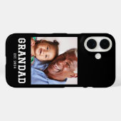Zwarte Opa Opgerichte Vetgedrukte Foto Case-Mate iPhone Case (Achterkant (horizontaal))