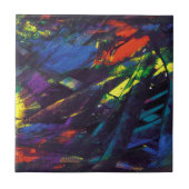 Zwarte Opal Tegeltje (Voorkant)