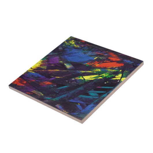 Zwarte Opal Tegeltje (Zijkant)