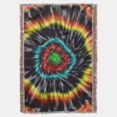 Zwarte Opal Tie Dye, Deken (Voorkant Verticaal)