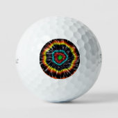 Zwarte Opal Tie Dye, Golfballen (Voorkant)
