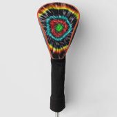 Zwarte Opal Tie Dye, Golfheadcover (Voorkant)