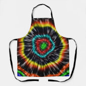 Zwarte Opal Tie Dye, Schort (Voorkant)