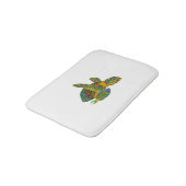 Zwarte Opal Zeeschildpad Badmat (Gekanteld)