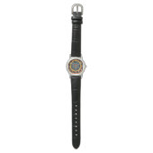 Zwarte Opale Tie Dye,  Dames horloge (Vlak)
