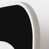 Zwarte opening pickleball paddle (Links Detail)