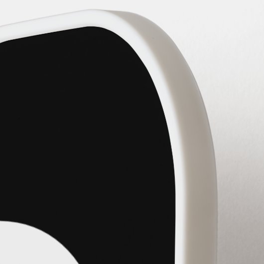 Zwarte opening pickleball paddle (Links Detail)