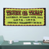 Zwarte, Oranje en groene trilling of -behandeling Spandoek (Beurs)