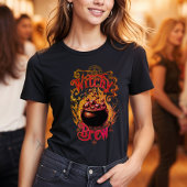  zwarte Oranje heks brouwen Halloween kostuum T-shirt