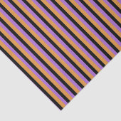 Zwarte Oranje Paarse strepen Tissuepapier (Detail)