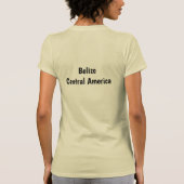 Zwarte Orchidee van Belize T-shirt (Achterkant)