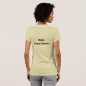Zwarte Orchidee van Belize T-shirt (Achterkant volledig)
