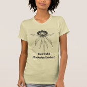 Zwarte Orchidee van Belize T-shirt (Voorkant)
