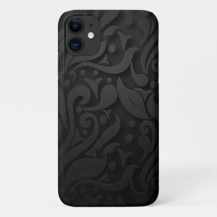 zwarte ornamenten textuur Hoesje-Mate Barely Daar Case-Mate iPhone Case