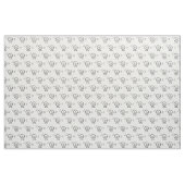 Zwarte Overzicht Happy Ham Logo en de Stof van het (Yard (91,4 cm))