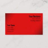 Zwarte Oystercatcher met Clam Visitekaartje (Achterkant)