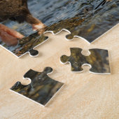 Zwarte Oystercatcher op het werk Legpuzzel (Zijkant)