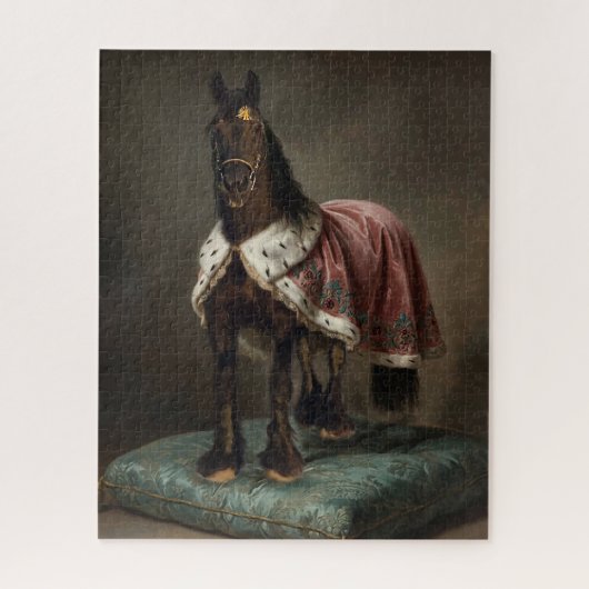 Zwarte Paard Friese - Poster Legpuzzel (Verticaal)