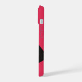 Zwarte Paard iPhone 15 Case (Linkerkant)