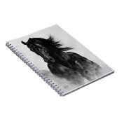Zwarte paard notitieboek (Rechterzijde)
