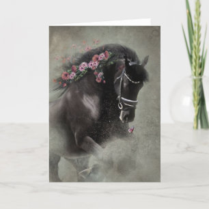 Zwarte Paard - Wenskaart Bedankkaart