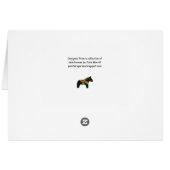 Zwarte paarden (Achterkant Horizontaal)