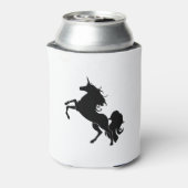 Zwarte paarden blikjeskoeler (Blikje Achterkant)