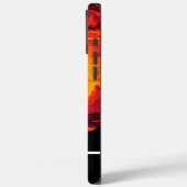 Zwarte paarden galop bij zonsondergang Case-Mate iPhone case (Achterkant / Links)