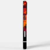 Zwarte paarden galop bij zonsondergang Case-Mate iPhone case (Achterkant / Rechts)