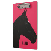 Zwarte paarden klembord (Links)