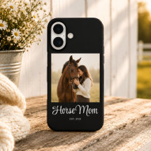 Zwarte Paarden Moeder Gevestigd Script Foto