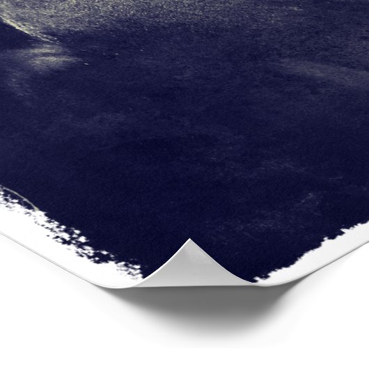 Zwarte paarden poster (Hoek)