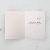 Zwarte paardenbloem en harten inspiratie kaart (Binnen)